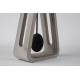 Horloge Pendulum Time Béton Zuiver Pendule à Poser en Béton Gris Aiguilles en Aluminium Noir 6x14,5x38cm