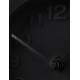 Horloge Pendulum Time All Black Zuiver Pendule à Poser en Béton Noir Aiguilles en Aluminium Noir 6x14,5x38cm