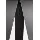 Lampe Tripod Noir et Gris Zuiver Luminaire Design sur Trépied en Métal Abat-Jour en Polyester 50x50x157cm