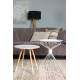 Lampe Tripod Bois Zuiver Luminaire Design sur Trépied Abat-Jour en Polyester Noir 50x50x151cm