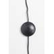Lampe Tripod Bois Zuiver Luminaire Design sur Trépied Abat-Jour en Polyester Noir 50x50x151cm