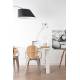 Lampadaire Arc Noir Zuiver Luminaire Design sur Pied en Métal Abat-Jour en Polyester 40x40x222,5cm