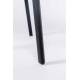 Lot de 2 Chaises Clive Noir Woody Assises de Table en Polypropylène 47x48x79cm