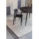 Lot de 2 Chaises Clive Noir Woody Assises de Table en Polypropylène 47x48x79cm