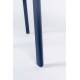Lot de 2 Chaises Clive Bleu Foncé Woody Assises de Table en Polypropylène 47x48x79cm