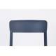 Lot de 2 Chaises Clive Bleu Foncé Woody Assises de Table en Polypropylène 47x48x79cm