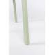 Lot de 2 Chaises Clive Vert Clair Woody Assises de Table en Polypropylène 47x48x79cm