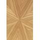 Bout de Canapé Fabio Naturel Woody Table d'Appoint Ronde en Bois de Chêne Naturel 50x50x50cm