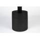 Table Basse Mason Noir Antique Woody Table d'Appoint Ronde Console de Salon en Aluminium 40x60x60cm