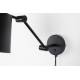Lampe Murale Hajo Woody Luminaire Electrique Articulé en Métal 16x21x52,5cm