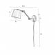 Lampe Murale Hajo Woody Luminaire Electrique Articulé en Métal 16x21x52,5cm