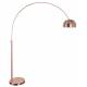 Lampadaire Bow Cuivre Zuiver Lampe de Sol Luminaire Eclairage d'Ambiance en Métal Cuivré 39x170x205cm