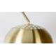 Lampadaire Bow Laiton Zuiver Lampe de Sol Luminaire Eclairage d'Ambiance en Métal Laitonné 39x170x205cm