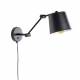 Lampe Murale Hajo Woody Luminaire Electrique Articulé en Métal 16x21x52,5cm