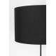 Lampe Lesley Noir Zuiver Luminaire Réglable en Hauteur sur Trépied en Métal Abat-Jour en Polyester 50x50x181cm