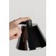 Lampadaire Lub Zuiver Luminaire Réglable en Hauteur Lampe sur Pied Articulée en Métal Chromé Noir 25x45,5x142,5cm