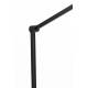 Lampadaire Lub Zuiver Luminaire Réglable en Hauteur Lampe sur Pied Articulée en Métal Chromé Noir 25x45,5x142,5cm