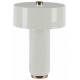 Lampe Manto Blanche Athezza Luminaire d'Ambiance de Table de Chevet en Métal Blanc 29x29x42cm