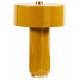 Lampe Manto Moutarde Athezza Luminaire d'Ambiance de Table de Chevet en Métal Moutarde 29x29x42cm