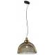 Plafonnier Vienne Double Athezza Suspension Cage Lustre en Métal Doré 31x35x35cm