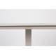 Table de Bistrot Vondel Blanc Zuiver Table de Repas Carrée 2 Personnes Outdoor en Aluminium 71x71x75cm