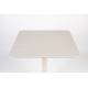 Table de Bistrot Vondel Blanc Zuiver Table de Repas Carrée 2 Personnes Outdoor en Aluminium 71x71x75cm
