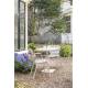 Table de Bistrot Vondel Blanc Zuiver Table de Repas Carrée 2 Personnes Outdoor en Aluminium 71x71x75cm