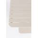 Table de Bistrot Vondel Blanc Zuiver Table de Repas Carrée 2 Personnes Outdoor en Aluminium 71x71x75cm