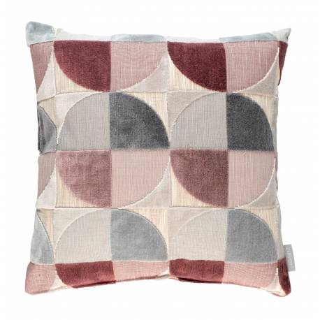 Coussin Décoratif Club Rose Zuiver Décoration de Canapé Fauteuil en Tissu 45x45cm
