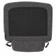 Coussin Friday Royal Black Zuiver Coussinet d'Assise pour Chaise Outdoor en Tissu Noir 2,5x42x42cm