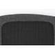 Coussin Friday Royal Black Zuiver Coussinet d'Assise pour Chaise Outdoor en Tissu Noir 2,5x42x42cm