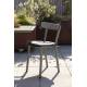 Coussin Friday Royal Black Zuiver Coussinet d'Assise pour Chaise Outdoor en Tissu Noir 2,5x42x42cm