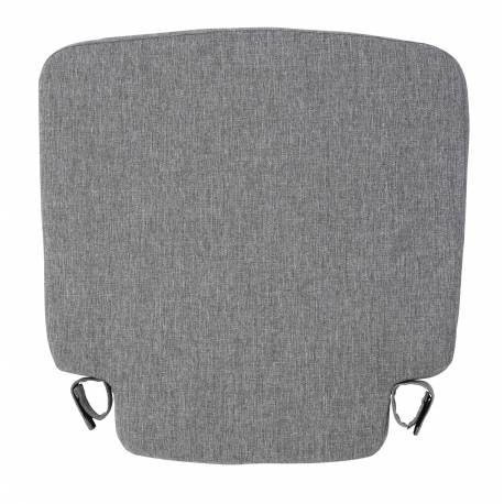 Coussin Friday Royal Grey Zuiver Coussinet d'Assise pour Chaise Outdoor en Tissu Gris 2,5x42x42cm