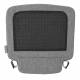Coussin Friday Royal Grey Zuiver Coussinet d'Assise pour Chaise Outdoor en Tissu Gris 2,5x42x42cm