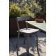 Coussin Friday Royal Grey Zuiver Coussinet d'Assise pour Chaise Outdoor en Tissu Gris 2,5x42x42cm