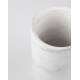 Vase Fajen en Marbre Blanc Zuiver Décoration à Poser 15x15x25cm