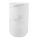 Vase Fajen en Marbre Blanc Zuiver Décoration à Poser 15x15x25cm
