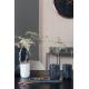 Vase Fajen en Marbre Noir Zuiver Décoration à Poser 15x15x25cm