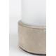 Vase Reina L Zuiver Décoration à Poser Lumineuse en Béton Gris et Verre Givré avec Led Intégré 21,5x21,5x31,5cm