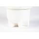 Vase Bassin Small Zuiver Décoration à Poser Soliflore 12 Ouvertures en Céramique Blanche 21x21x28cm