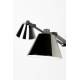 Suspension Lub Zuiver Luminaire Réglable en Hauteur Lampe Articulée en Métal Chromé Noir 66x68,5x97cm