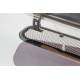 Suspension G.T.A XL Noir Zuiver Luminaire Industriel en Métal Noir Mat et Verre Trempé avec Chaînes en Métal Noir 10x14x130cm