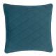 Coussin Décoratif Carré Diamond Vert Emeraude Zuiver Décoration de Canapé Fauteuil en Tissu Piqué 50x50cm
