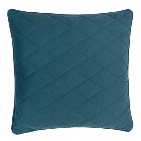 Coussin Décoratif Carré Diamond Vert Emeraude Zuiver Décoration de Canapé Fauteuil en Tissu Piqué 50x50cm