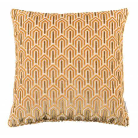 Coussin Décoratif Beverly Jaune Zuiver Décoration de Canapé Fauteuil en Tissu 45x45cm