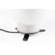 Lampe de Table Nomad Zuiver Eclairage en Métal Noir et Verre Dépoli Luminaire à Poser avec Poignée 20x20x27,5cm