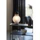 Lampe de Table Nomad Zuiver Eclairage en Métal Noir et Verre Dépoli Luminaire à Poser avec Poignée 20x20x27,5cm