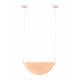 Suspension Rani Rose Zuiver Eclairage Tendance Luminaire Design en Métal et Verre Rose 22x73,5x160cm