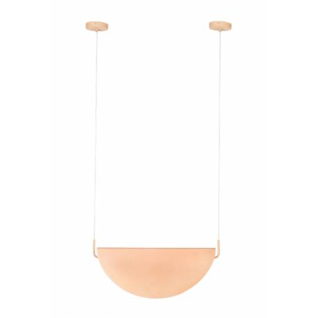 Suspension Rani Rose Zuiver Eclairage Tendance Luminaire Design en Métal et Verre Rose 22x73,5x160cm