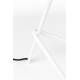 Lampe de Table Shady Blanc Zuiver Luminaire Inclinable Eclairage en Métal Blanc et Détails Plaqués Laiton 31x40x52cm